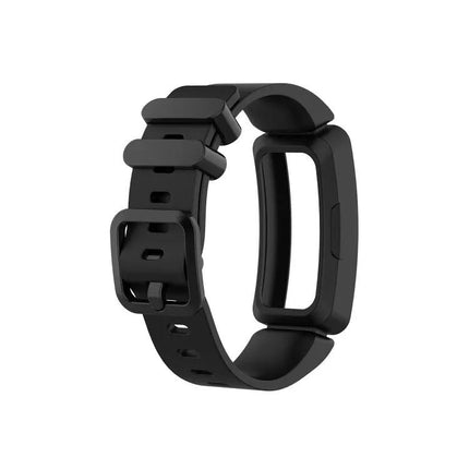 Adjustable Silicone Watch Band For Fitbit Inspire HR Black