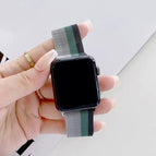 For Apple Watch Series 7  41mm / & 6 & SE & 5 & 4 40mm / Silver Grey Green Black