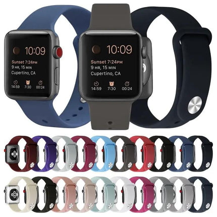 Silicone Replacement Strap For Apple Watch 38/40/41mm