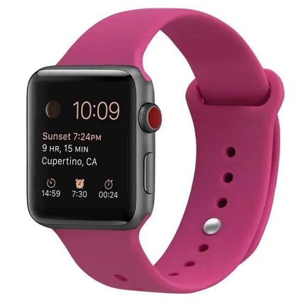 Silicone Replacement Strap For Apple Watch 38 40 42 44 45mm