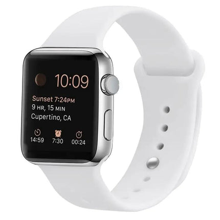 Silicone Replacement Strap For Apple Watch 38 40 42 44 45mm