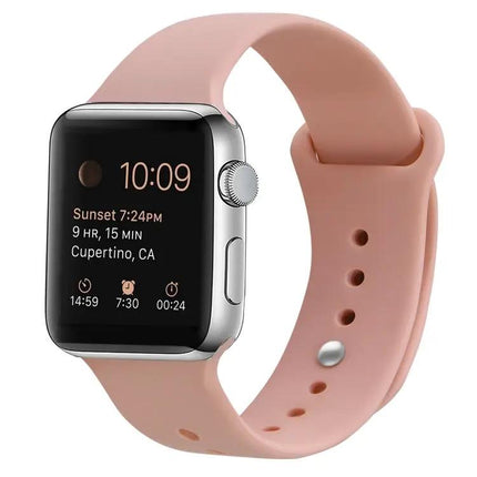 Silicone Replacement Strap For Apple Watch 38 40 42 44 45mm