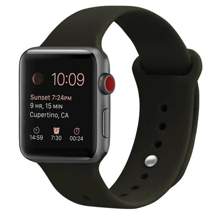 Silicone Replacement Strap For Apple Watch 38 40 42 44 45mm
