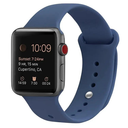 Silicone Replacement Strap For Apple Watch 38 40 42 44 45mm