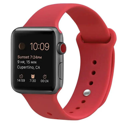 Silicone Replacement Strap For Apple Watch 38 40 42 44 45mm