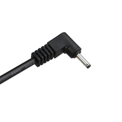 12V Power Adapter for Acer Laptops with 1.5 Meter Cord - black right-angle DC plug replacement cable
