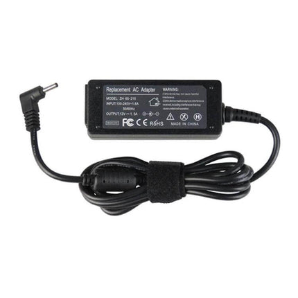 12V Power Adapter for Acer Laptops with 1.5 Meter Cord - replacement 12V charger with 1.5m cord for Acer laptops, compact black adapter