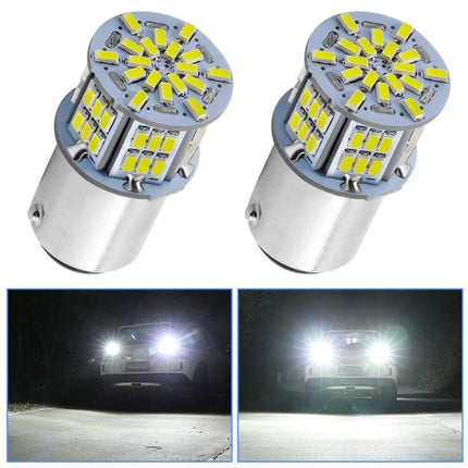 Car Turn Signal And Reverse Light LED Bulb For Everyday Driving White - 6000K 1080lm 3W dual-pack bright replacement
