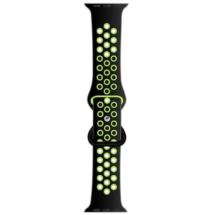Dual Tone Silicone Apple Watch Strap Adjustable 38/40/41mm