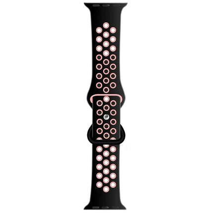 Dual Tone Silicone Apple Watch Strap Adjustable 38/40/41mm