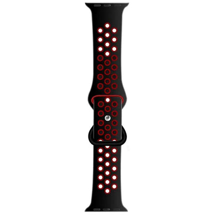 Dual Tone Silicone Apple Watch Strap Adjustable 38/40/41mm