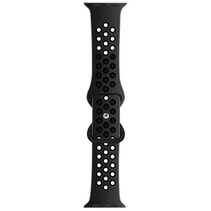 Dual Tone Silicone Apple Watch Strap Adjustable 38/40/41mm