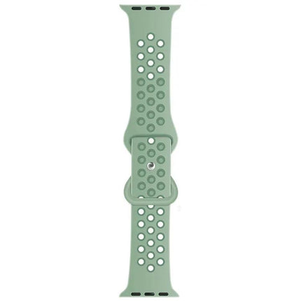 Dual Tone Silicone Apple Watch Strap Adjustable 38/40/41mm