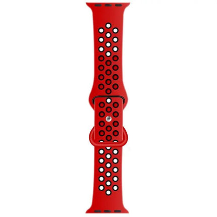 Butterfly Buckle Dual-Tone Liquid Silicone Apple Watch Band