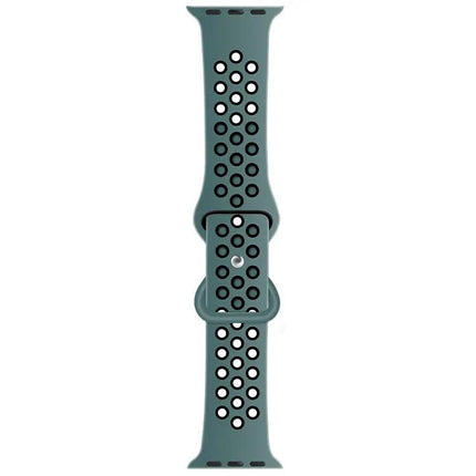 Butterfly Buckle Dual-Tone Liquid Silicone Apple Watch Band