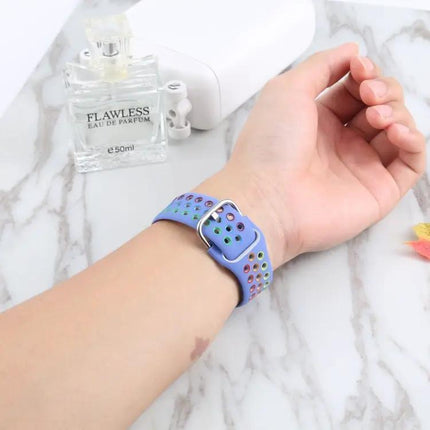 Silicone Replacement Watch Band With Metal Buckle 41/40/38mm
