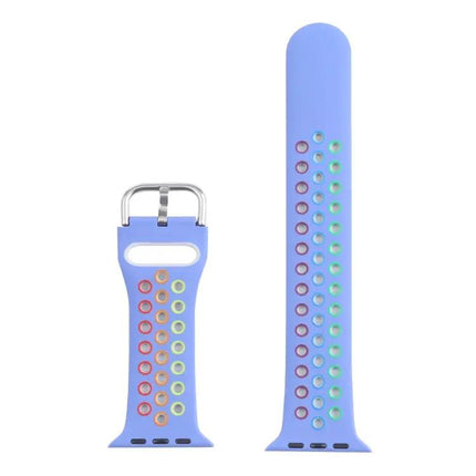 Silicone Apple Watch Band Metal Buckle 42/44/45mm Strap
