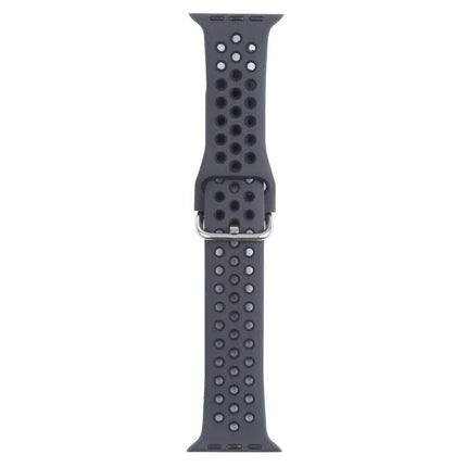 Silicone Apple Watch Band Metal Buckle 42/44/45mm Strap