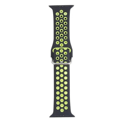 Silicone Apple Watch Band Metal Buckle 42/44/45mm Strap