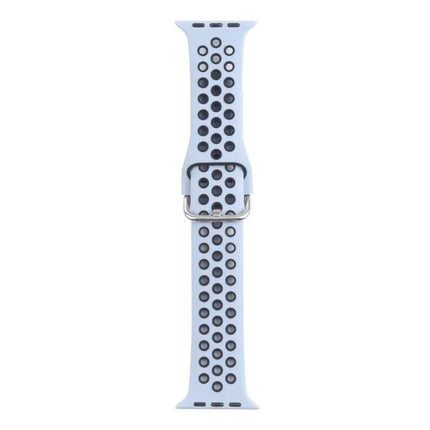 Silicone Apple Watch Band Metal Buckle 42/44/45mm Strap