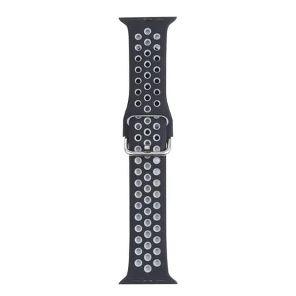 Silicone Apple Watch Band Metal Buckle 42/44/45mm Strap