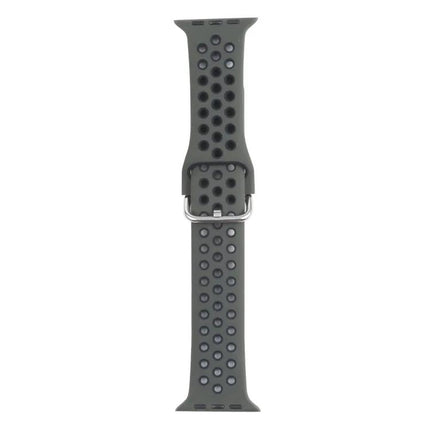 Silicone Apple Watch Band Metal Buckle 42/44/45mm Strap
