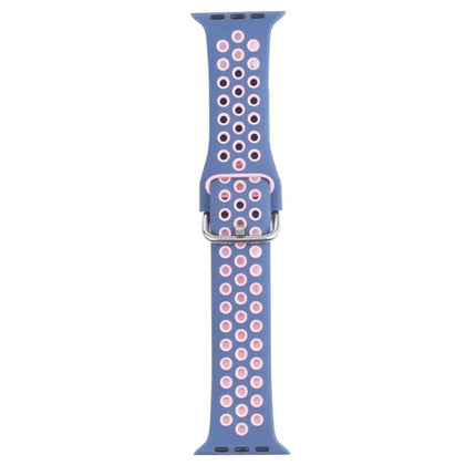 Silicone Apple Watch Band Metal Buckle 42/44/45mm Strap
