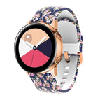 For Samsung Galaxy Watch 46mm / Blue Pink Rose
