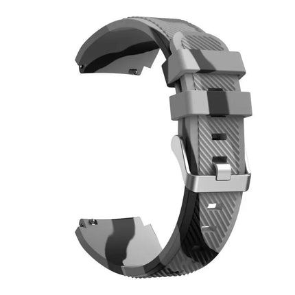 Twill Camouflage Silicone Watch Strap For Samsung Gear S3