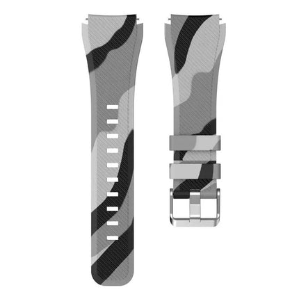 Twill Camouflage Silicone Watch Strap For Samsung Gear S3