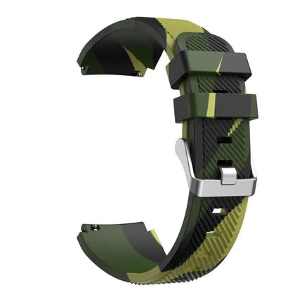 Twill Camouflage Silicone Watch Strap For Samsung Gear S3