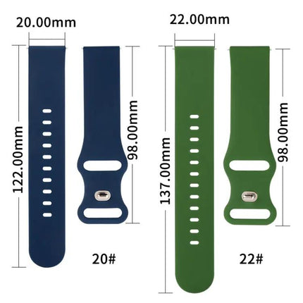 Silicone Replacement Watch Band 46mm For Huawei And Honor