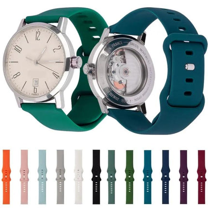 Amazfit GTR 42mm Silicone 8-Buckle Replacement Strap