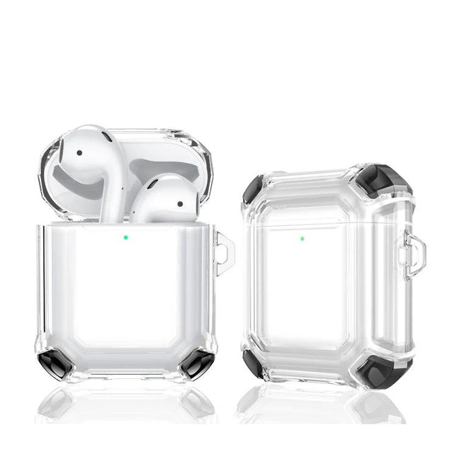 Protective Case Safeguards AirPods for Daily Activities and Travel - clear shockproof charging-friendly AirPods case