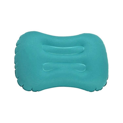Outdoor Camping Inflatable Nap Waist Pillow For Travel turquoise U-shaped compact inflatable travel camping pillow