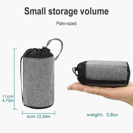 Outdoor Camping Inflatable Nap Waist Pillow For Travel compact palm-sized foldable storage for backpack camping weight 2.8oz