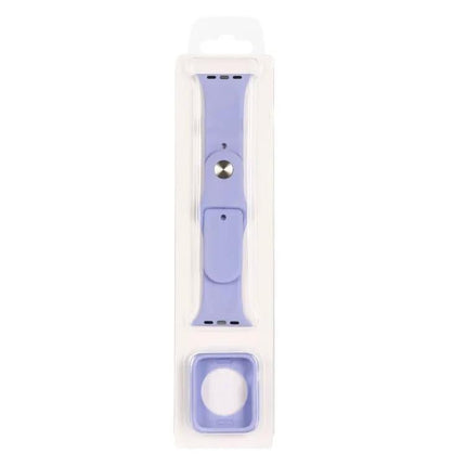 Silicone Strap And Protective Case Set For Apple Watch 38mm | SYNDMART