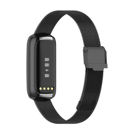 Metal Clip On Replacement Watch Band For Fitbit Luxe