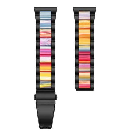Steel Resin Three-Bead Watch Band 20mm for Samsung