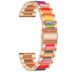 For Samsung Smart Watch 20mm / Rose Gold Rainbow