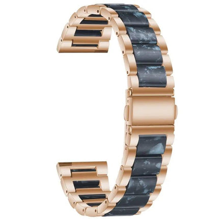 Steel Resin Three-Bead Watch Band 20mm for Samsung