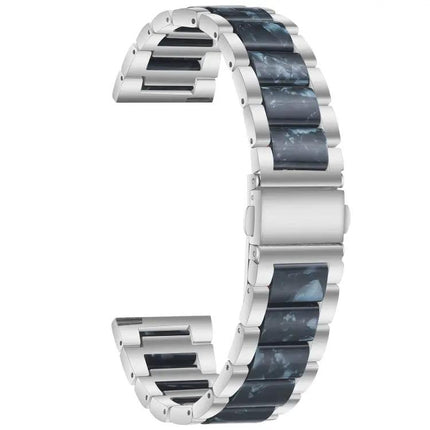 Steel Resin Three-Bead Watch Band 20mm for Samsung