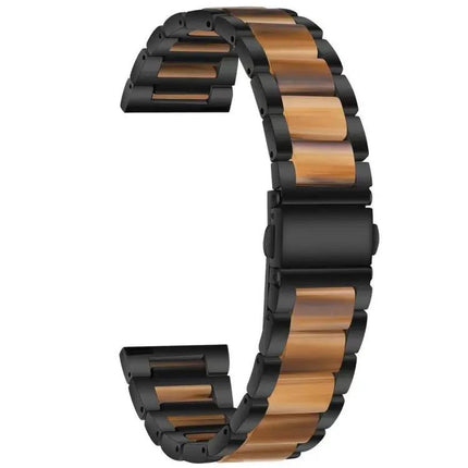 22mm Three-Bead Steel Resin Replacement Watch Strap Samsung