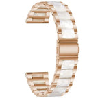 For Samsung Smart Watch 22mm / Rose Gold White