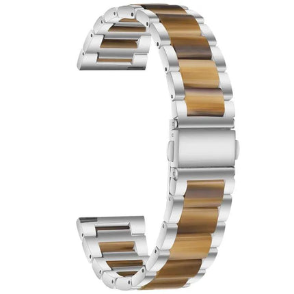 22mm Three-Bead Steel Resin Replacement Watch Strap Samsung