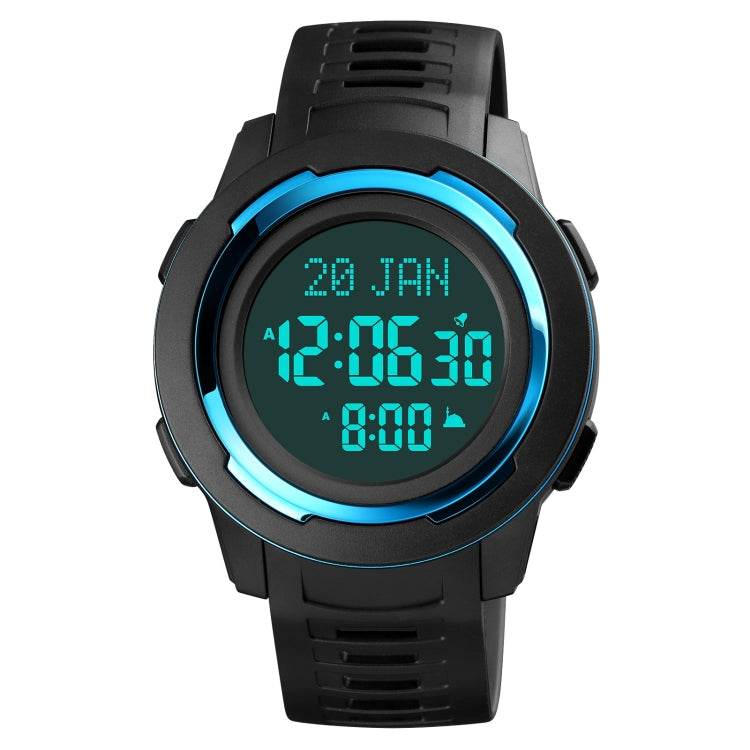 SKMEI 1729 Qibla Calendar Timing Multifunctional LED Watch