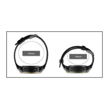 SKMEI Digital Watch for Prayer Times and Qibla Direction Guidance – black strap shown at 245mm and 160mm fit sizes
