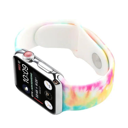 Silicone Replacement Watch Band For Apple Watch 38-45mm