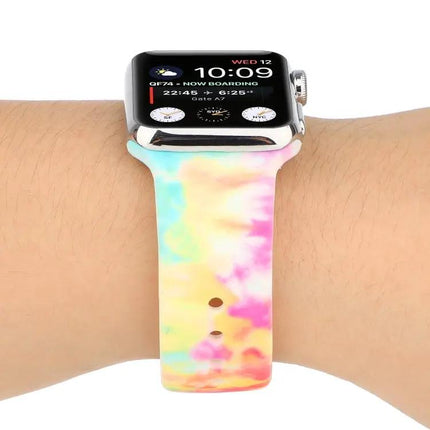 Silicone Replacement Watch Band For Apple Watch 38-45mm