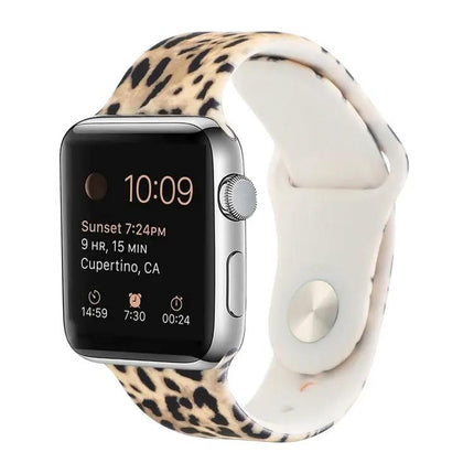 Silicone Replacement Watch Band For Apple Watch 38-45mm